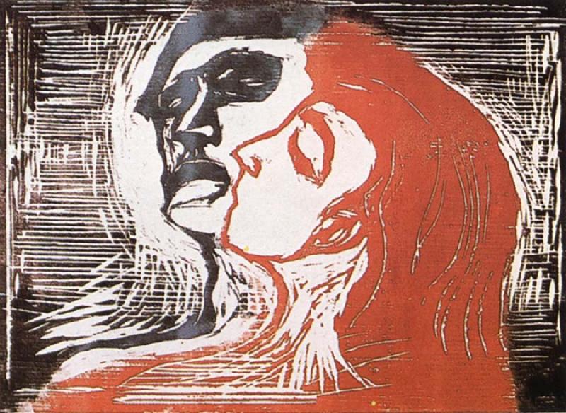 Edvard Munch Man and Woman
